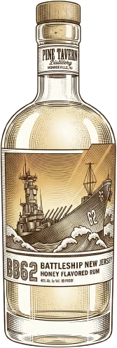 BB62 Battleship NJ Honey Flavored Rum